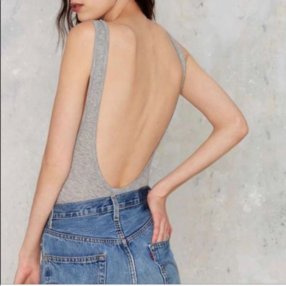 Nasty Gal Ribbed Bodysuit - Picture 3 of 4